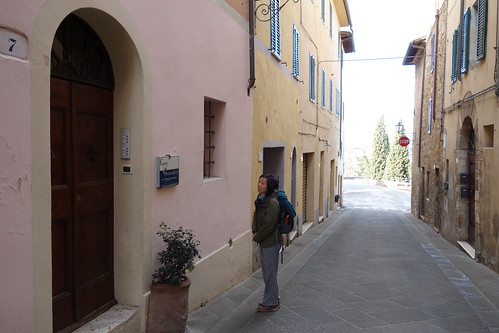 Walking to Montalcino, Tuscany, Italy