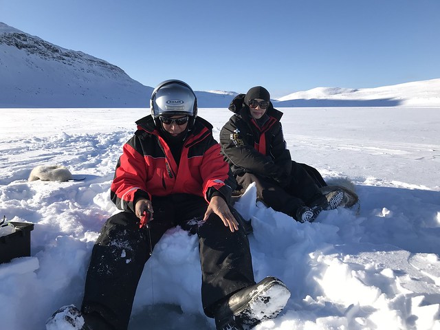 OMB and ECY Saana Lake,  Ice Fishing,  March 15, 2018