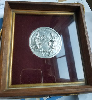 Cape Cod medal in frame