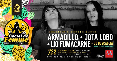 Afiche Atacama Records agenda lanzamiento en vivo para bailar y celebrar