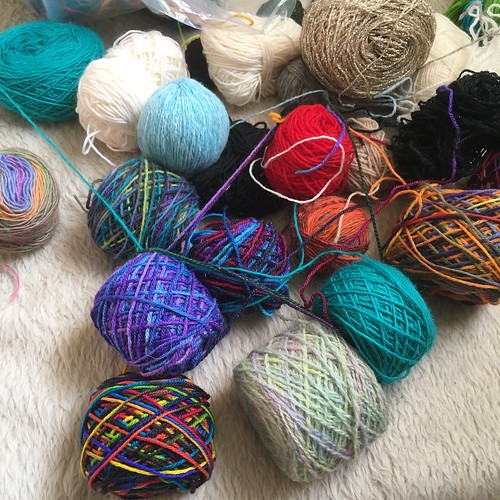 Knitting and darning