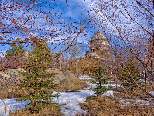 armenia russia winter landmark landscape travel yerevan
