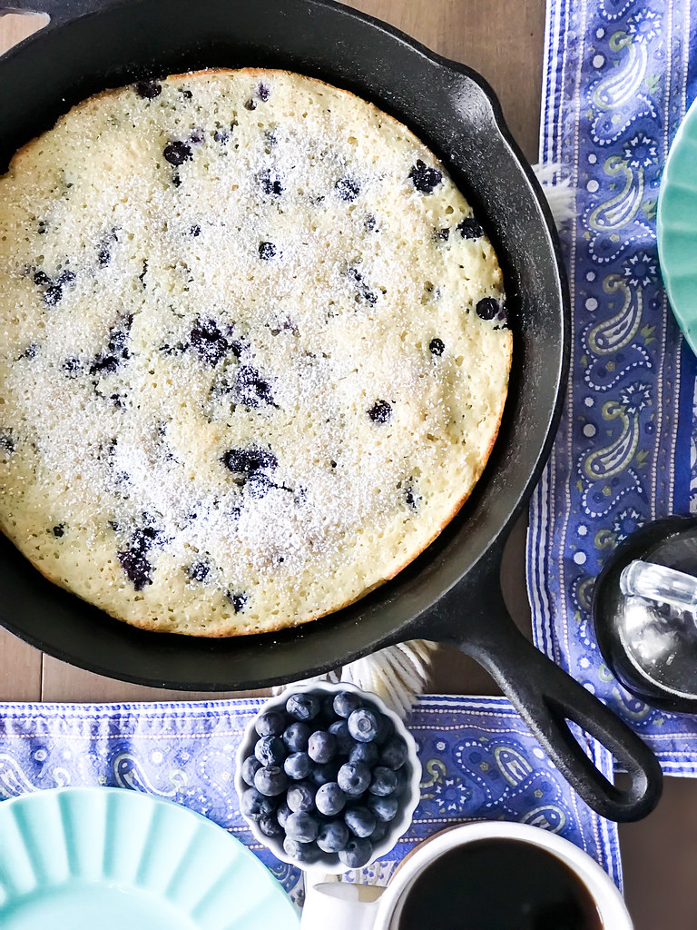 Blueberry Skillet Pancake