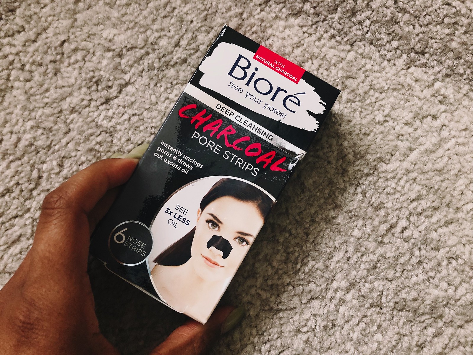 biore charcoal pore strips review