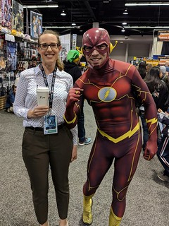 Kara Danvers and the Flash (Barry Allen)