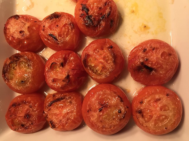 Thistle breakfast,  tomatoes