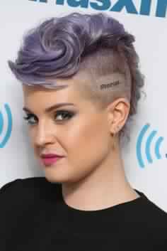 Purple Mohawk Hairstyle