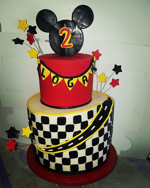 Mickey Mouse Cake by Kristy's Cakes & Treats