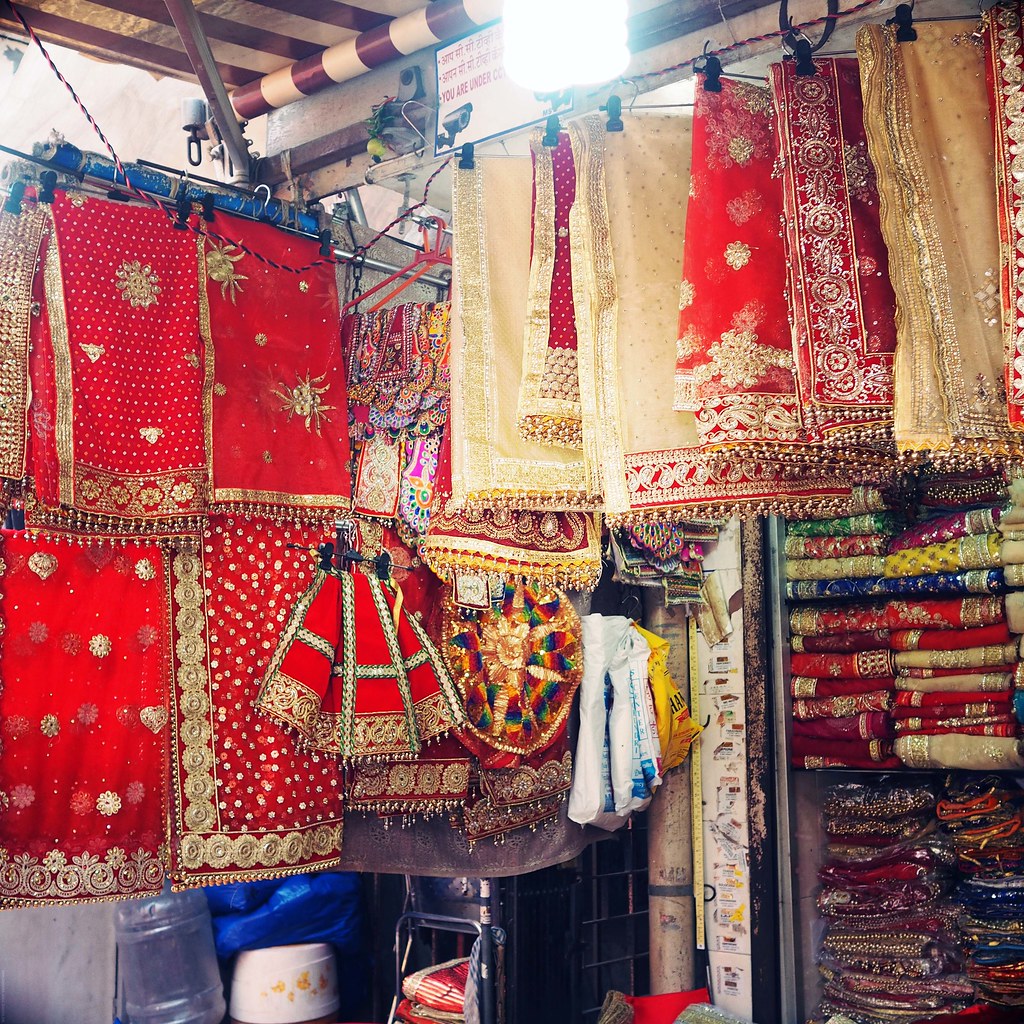 Indian Dupatta Bridal Heavy Mumbai shop market_effected