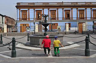 Lima - Museo Convento San Francisco fountain