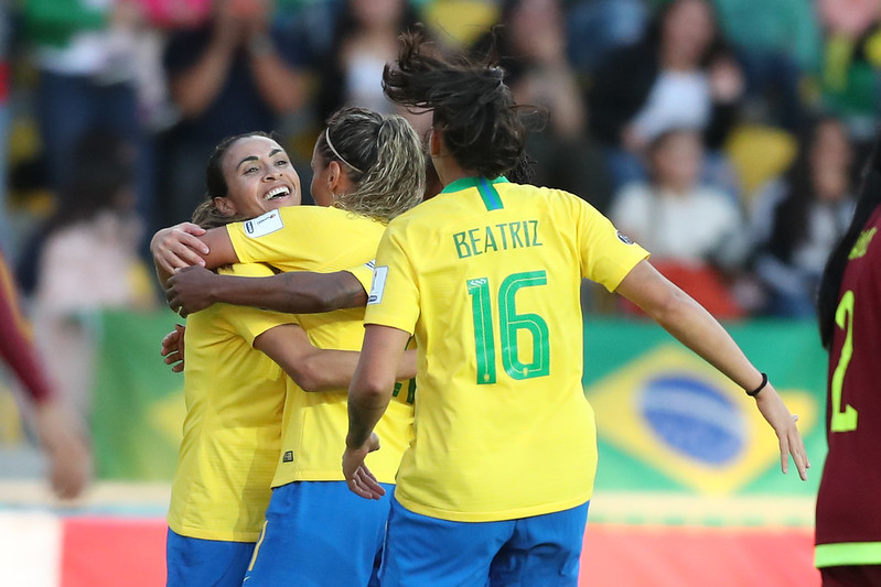 Brasil x Venezuela pela Copa América Feminina