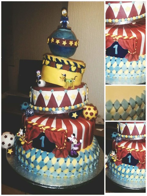 Circus and Mickey Cake by Kotryna Uba