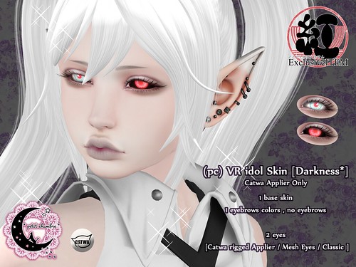 (pc) VR idol Skin [Darkness*] -KURENAI Limited-