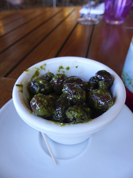 Olives au Pistou