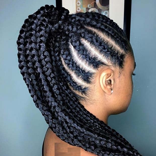 Cute African Cornrows Styles 2018 For Ladies Fashion 2d