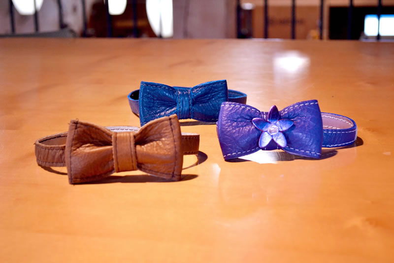 Winter 2018 - Emily&#039;s Leather Bow Ties