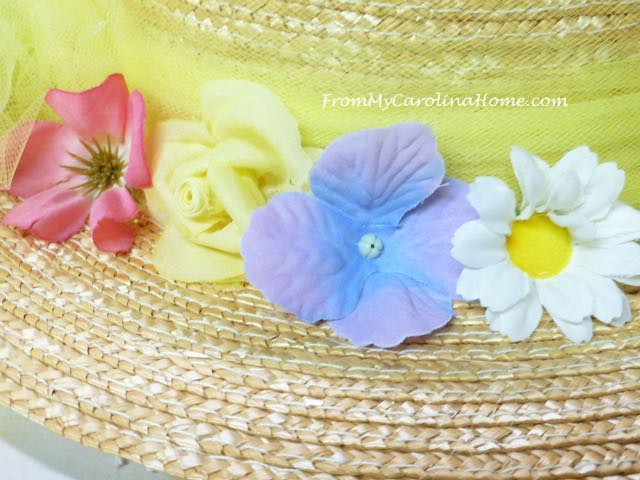 Spring Hat Makeover at From My Carolina Home