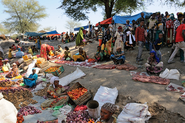 Африканский рынок. Эфиопия. январь 2017