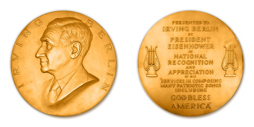 Irving Berlin Cong. Gold Medal