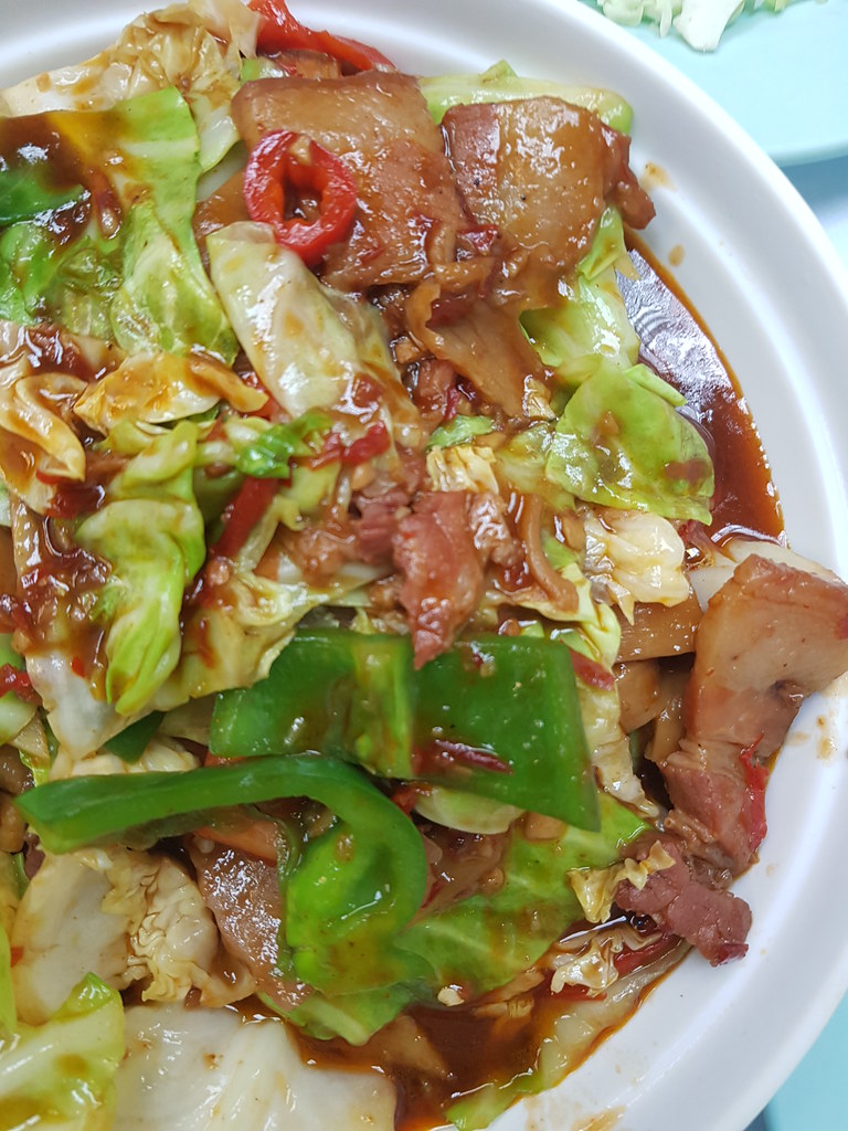 醬爆回鍋肉 Sauteed spicy sliced pork HKD$88 @ 小菜王 Siu Choi Wong at 九龍深水埗 福榮街道43号 Shamshuipo Fuk Weng Street