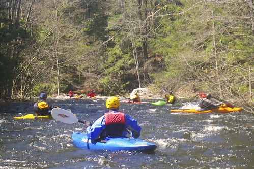 Easy rapids on the upper section