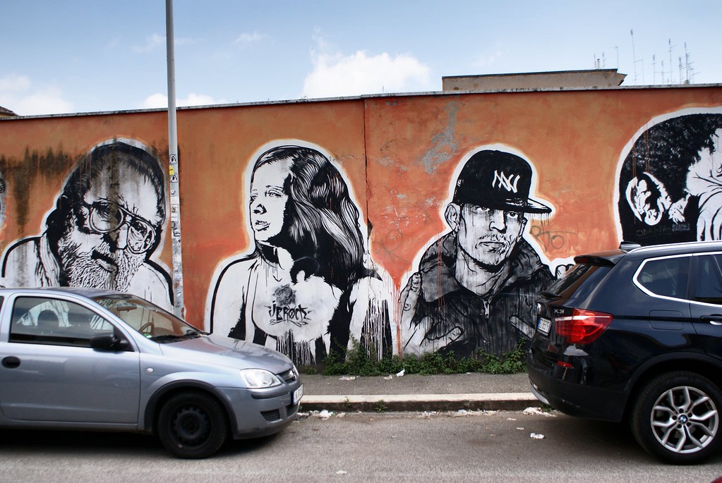 Street art à Rome : Wall of fame