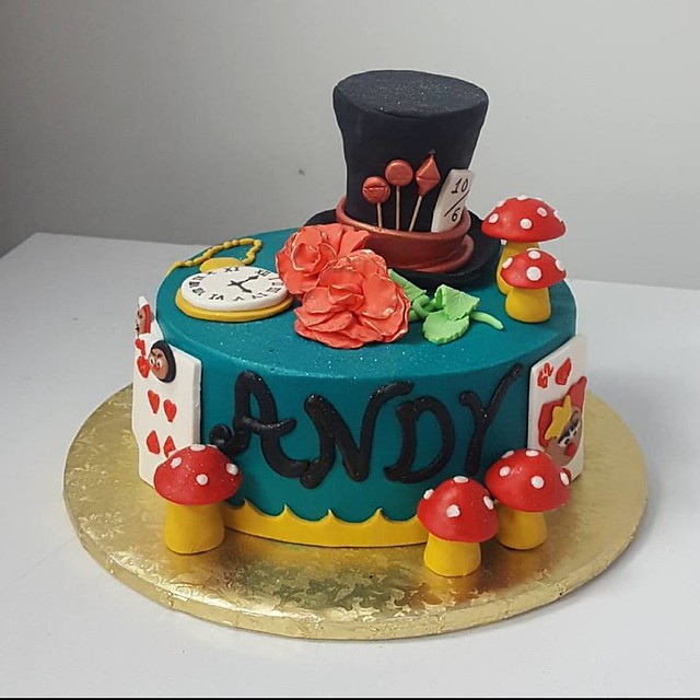 Alice & Wonderland Themed Cake by Sugar Rush too Pearland