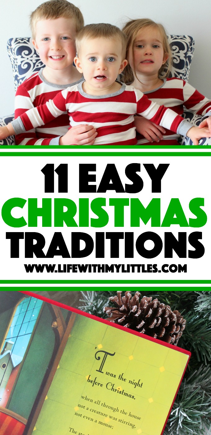 Christmas traditions are such a fun and easy way to make Christmas special. Here are 11 different traditions that can help make Christmas special for your family.