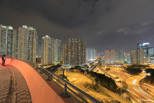 Choi Tak Shopping Centre at Night