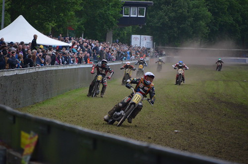Grasstrack motorcycle race in Lüdinghausen