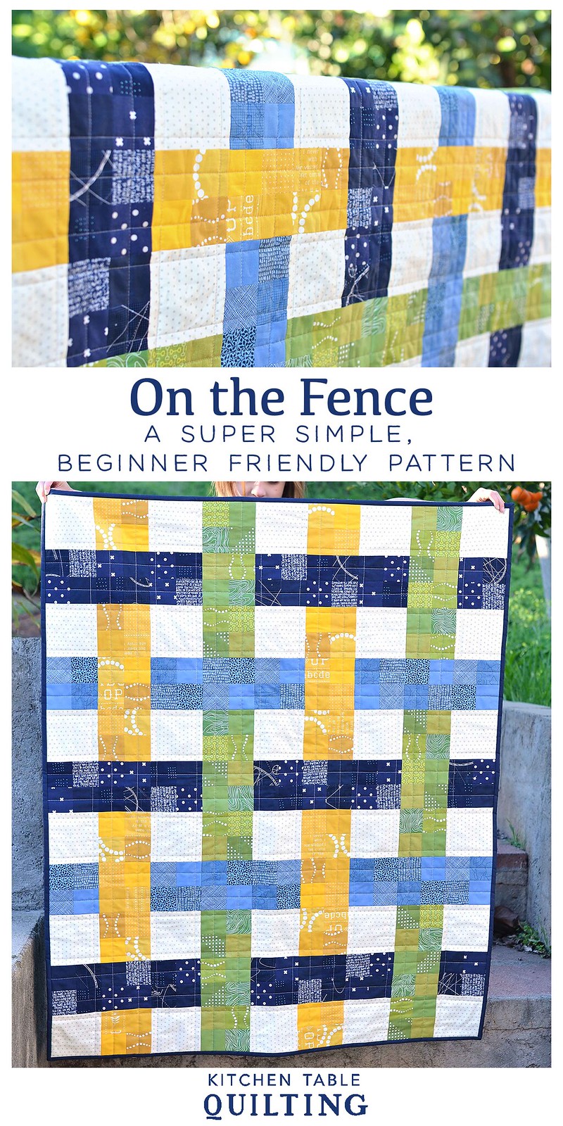 On the Fence - A Super Simple, Beginner Friendly Pattern by Erica Jackman
