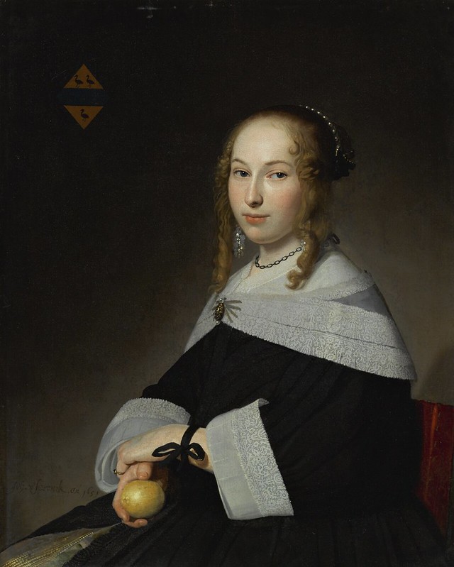 Johannes Cornelisz. Verspronck - Portrait of Margaretha Dicx (1634-1697)