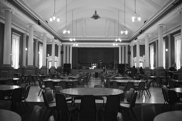 Band before the show - 2. Final preparations at Wallsend Memorial Hall (UK), 14 Apr 2018 -00043