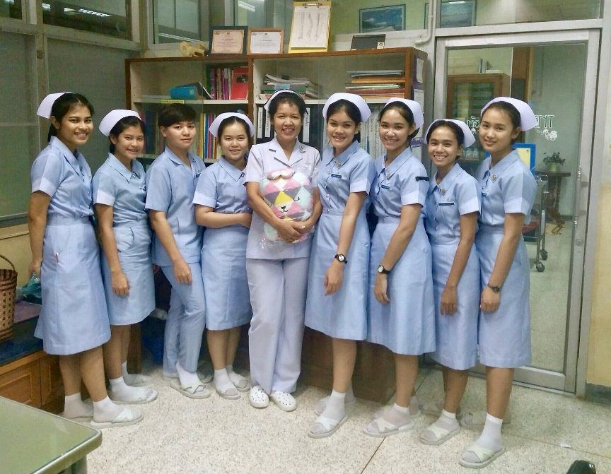 Nurses in Thailand.