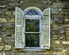 Shuttered Window ~ old 1908 church