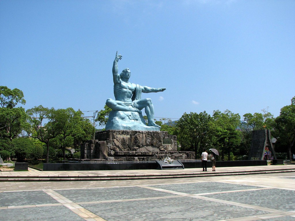 Nagasaki Peace Park monument
