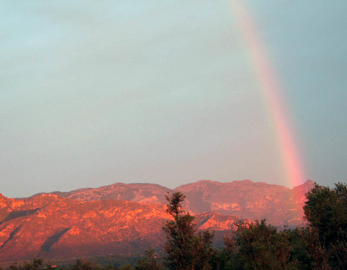 españa sunrise rainbow spain montes elsports