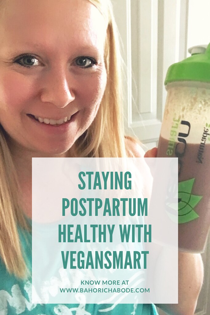 Staying postpartum healthy with vegan smart all in one natural shakes
