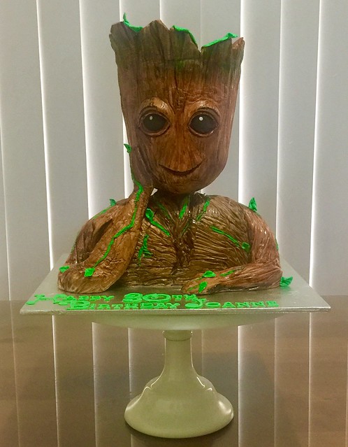 Baby Groot Inspired Cake by Cake Haven