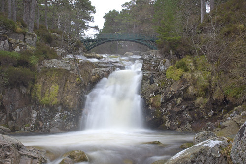 aberdeenshire scotland scottishhighlands water river waterfall bridge rocks longexposure
