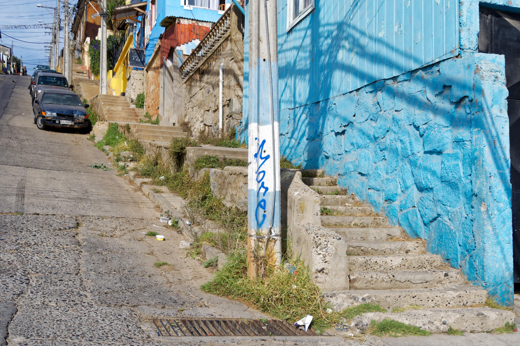The colourful streets of Valparaiso