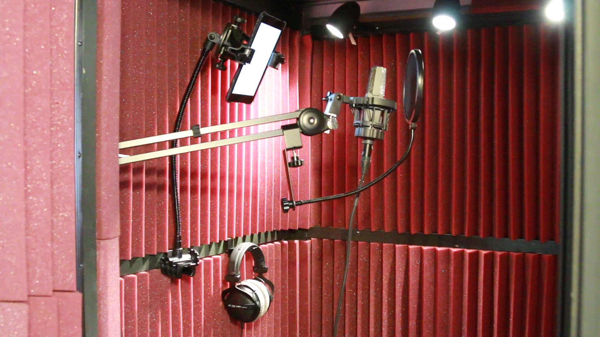 recording booth door