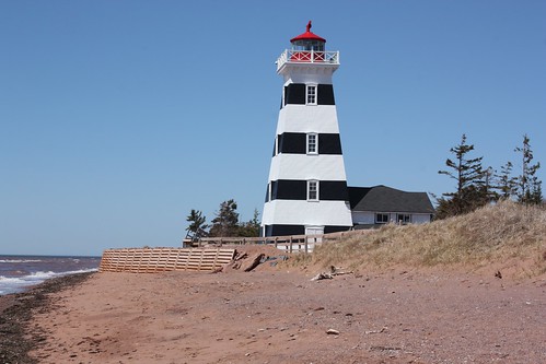westpoint pei canada lighthouse shore