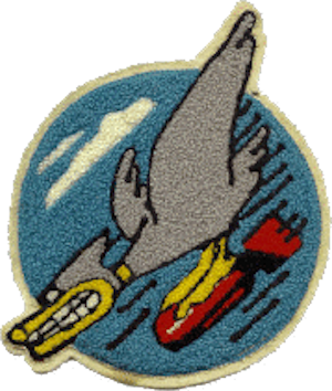 600th Bomb Squadron emblem Daffy Duck.