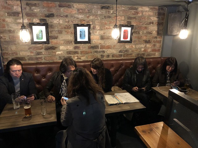 iphone photo 1094: The band need a brew break and WiFi spot.  BrewDog, Newcastle Upon Tyne, 15 Apr 2018