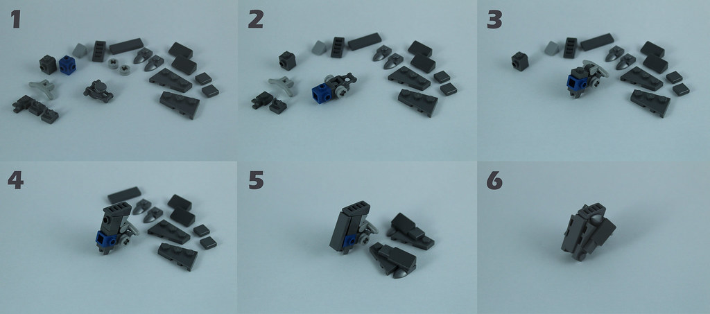 Lego AT-RT Tutorial 3/8 – Creating the head