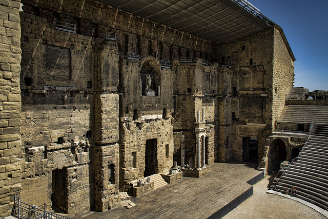 Roman amphitheater at Orange, France