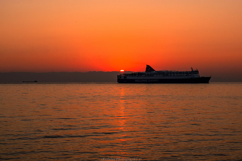 ship sea sun sky water sunrise moments mytilene lesvos greece aegeansea hellenicseaways nissosamos