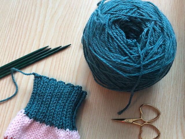 Test knit wrap up