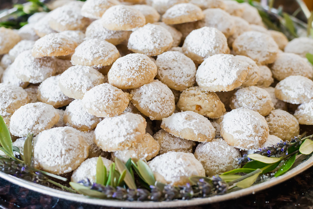 The perfect Holiday cookie, Italian wedding cookies are light as air with almonds, powdered sugar and lots of butter!